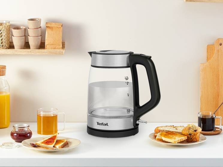 TEFAL KI605830 fekete üveg vízforraló hőmérséklet-szabályozással, 1,7 l – 3. kép