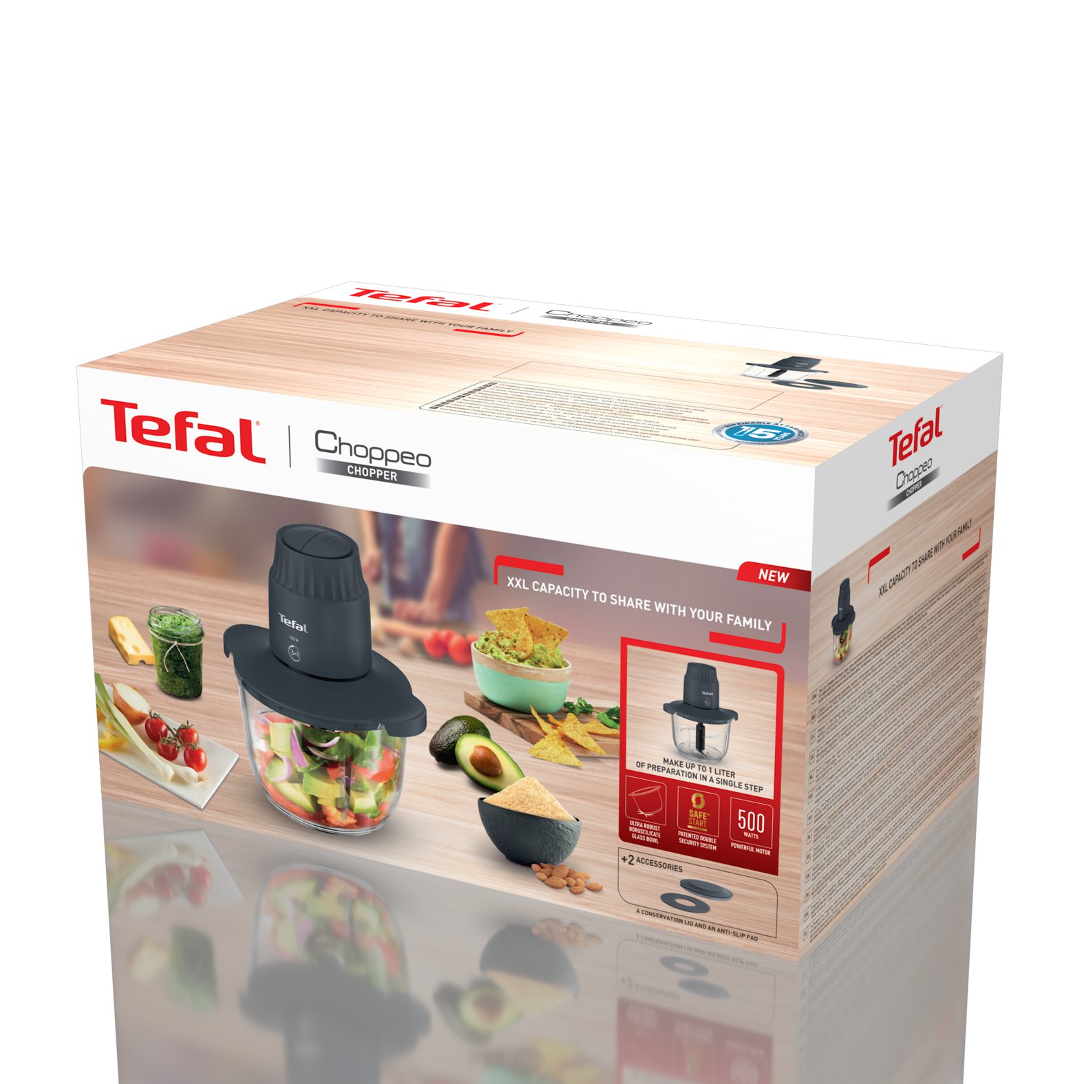 TEFAL MB603138 Choppeo 2 literes elektromos aprító – 4. kép