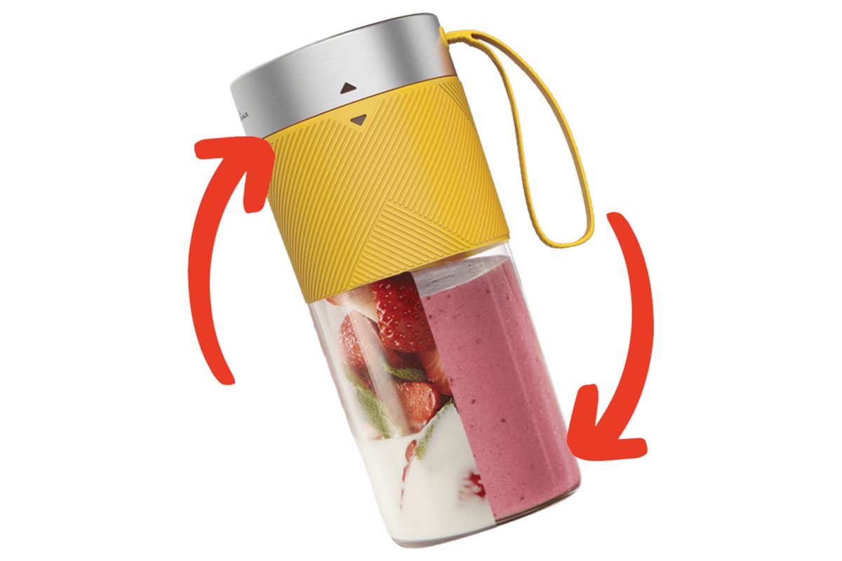 TEFAL BL1C0230 Lightmix hordozható smoothie mixer, sárga – 2. kép