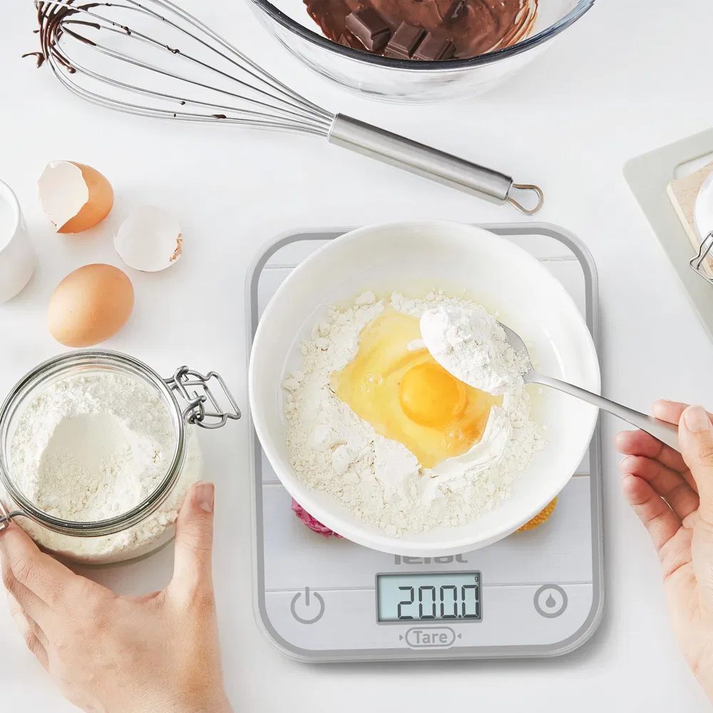 TEFAL BC50D4V0 Optiss mintás konyhai mérleg muffin motívummal – 4. kép