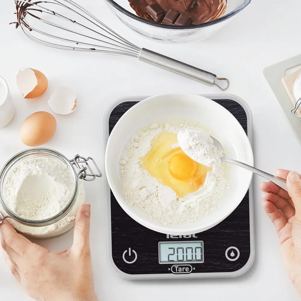TEFAL BC50D2V0 Optiss fekete konyhai mérleg 5 kg-os kapacitással – 4. kép