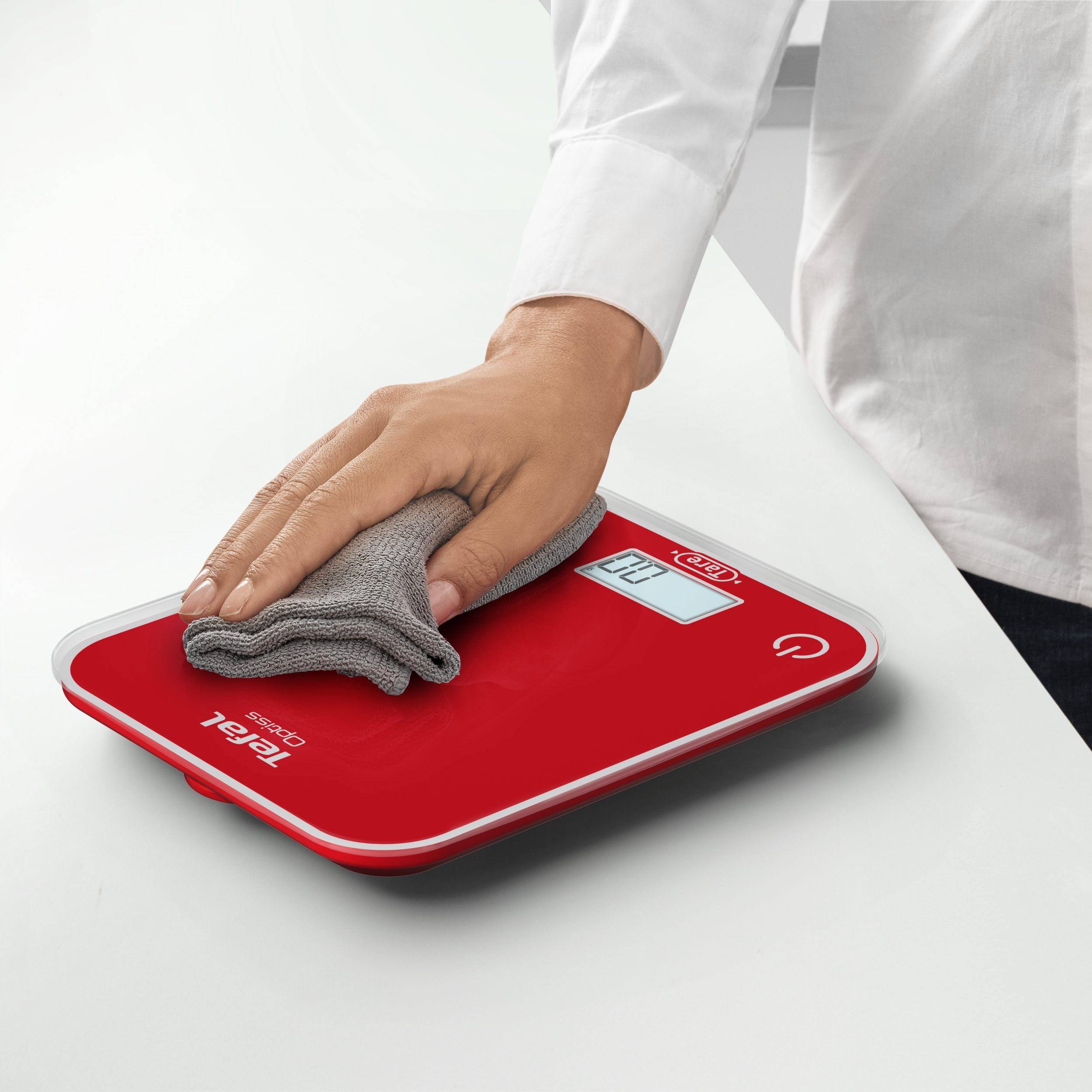 TEFAL BC50U3V0 Optiss piros konyhai mérleg 5 kg-os kapacitással – 3. kép