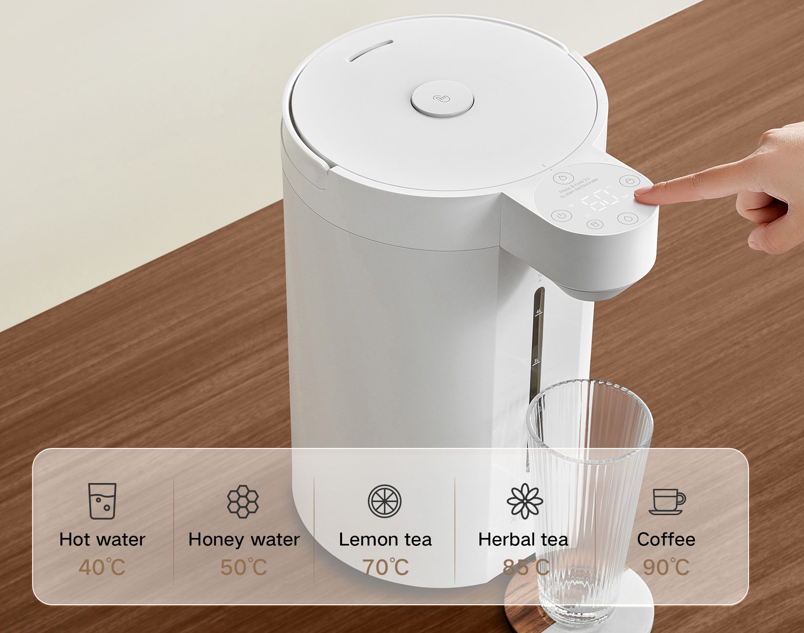 XIAOMI BHR8993EU 5 literes, Wi-Fi-s melegvíz-adagoló – 5. kép