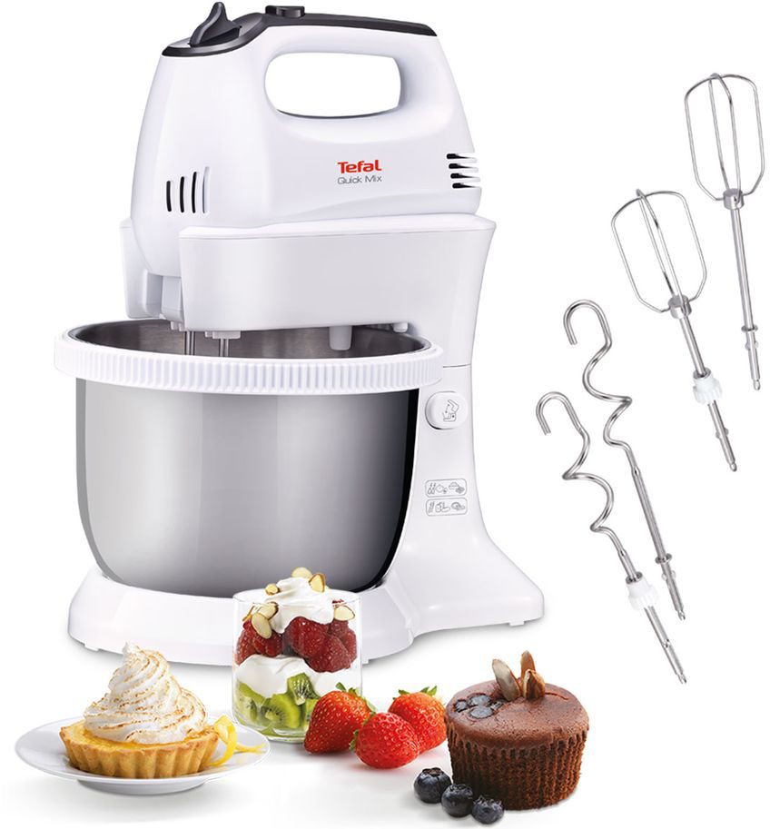 TEFAL HT312138 Quickmix kézi mixer 3,5 literes forgótállal és állvánnyal – 5. kép