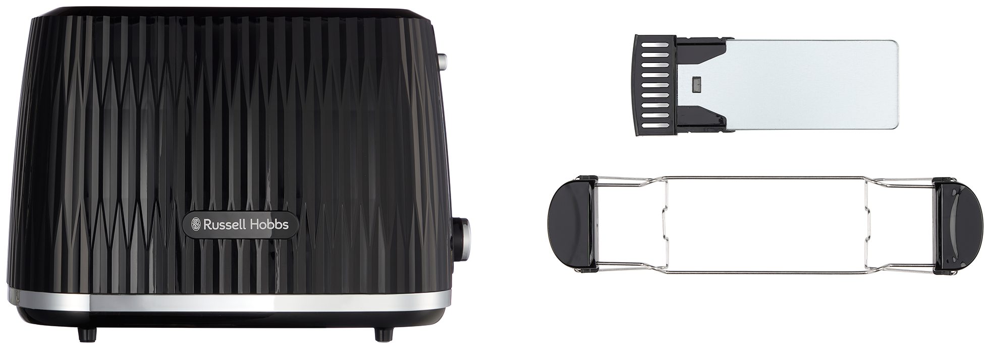 RUSSELL HOBBS 27371-56/RH Eden fekete, két szeletes kenyérpirító – 6. kép