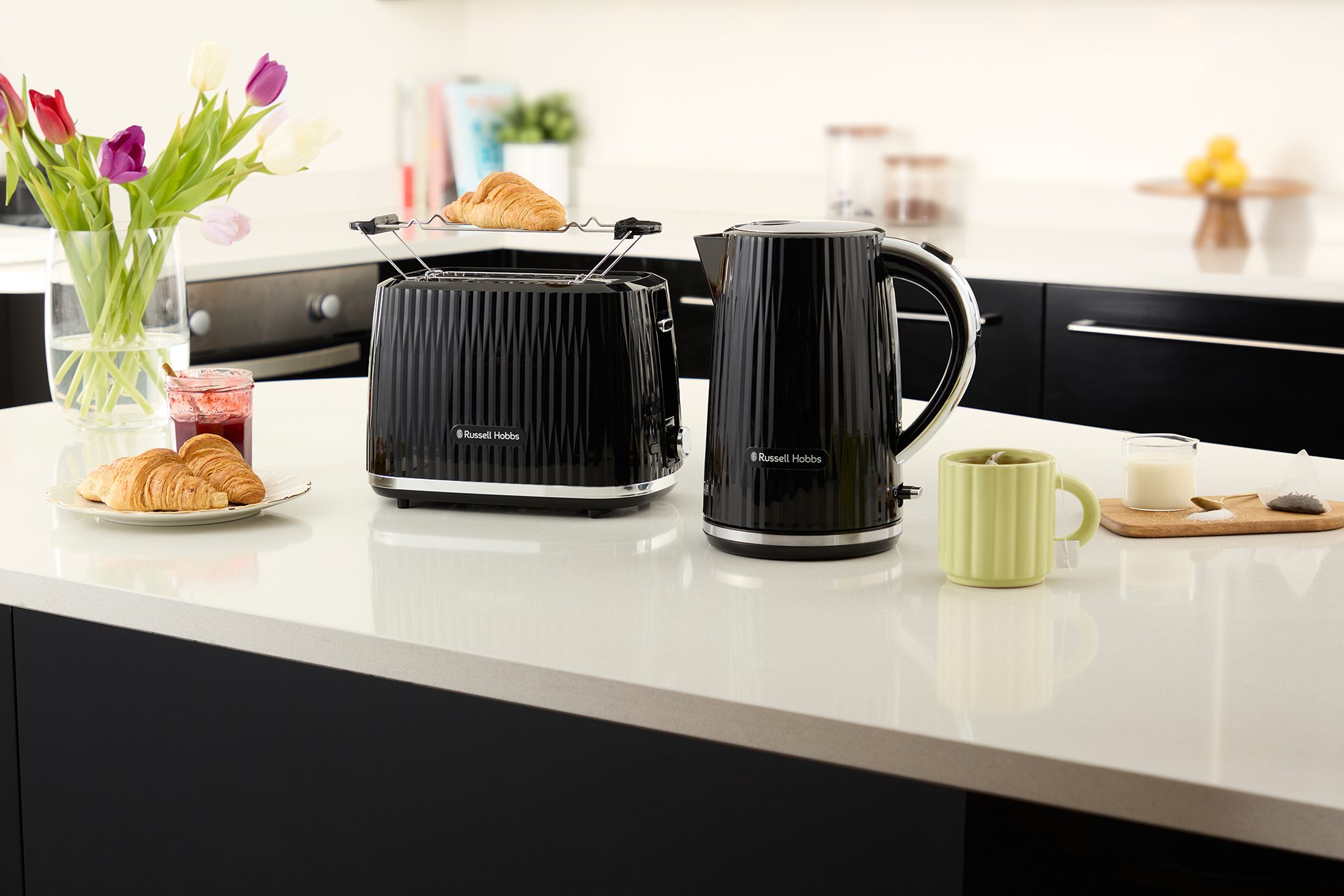 RUSSELL HOBBS 27371-56/RH Eden fekete, két szeletes kenyérpirító – 8. kép