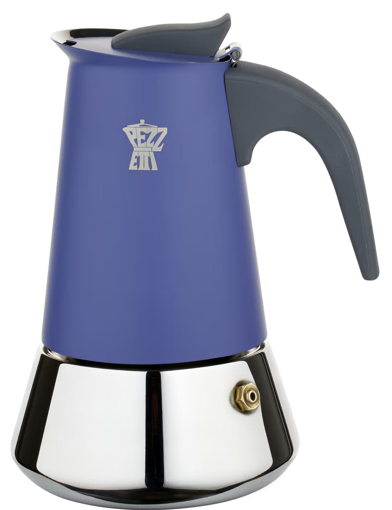 ASPICO 1387Vindigokek Steelexpress 4 személyes indukciós kotyogós kávéfőző, indigókék