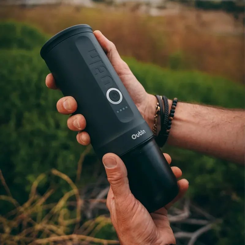OUTIN ONANO-SGY Nano akkumulátoros hordozható kávéfőző, Space Grey szürke – 7. kép