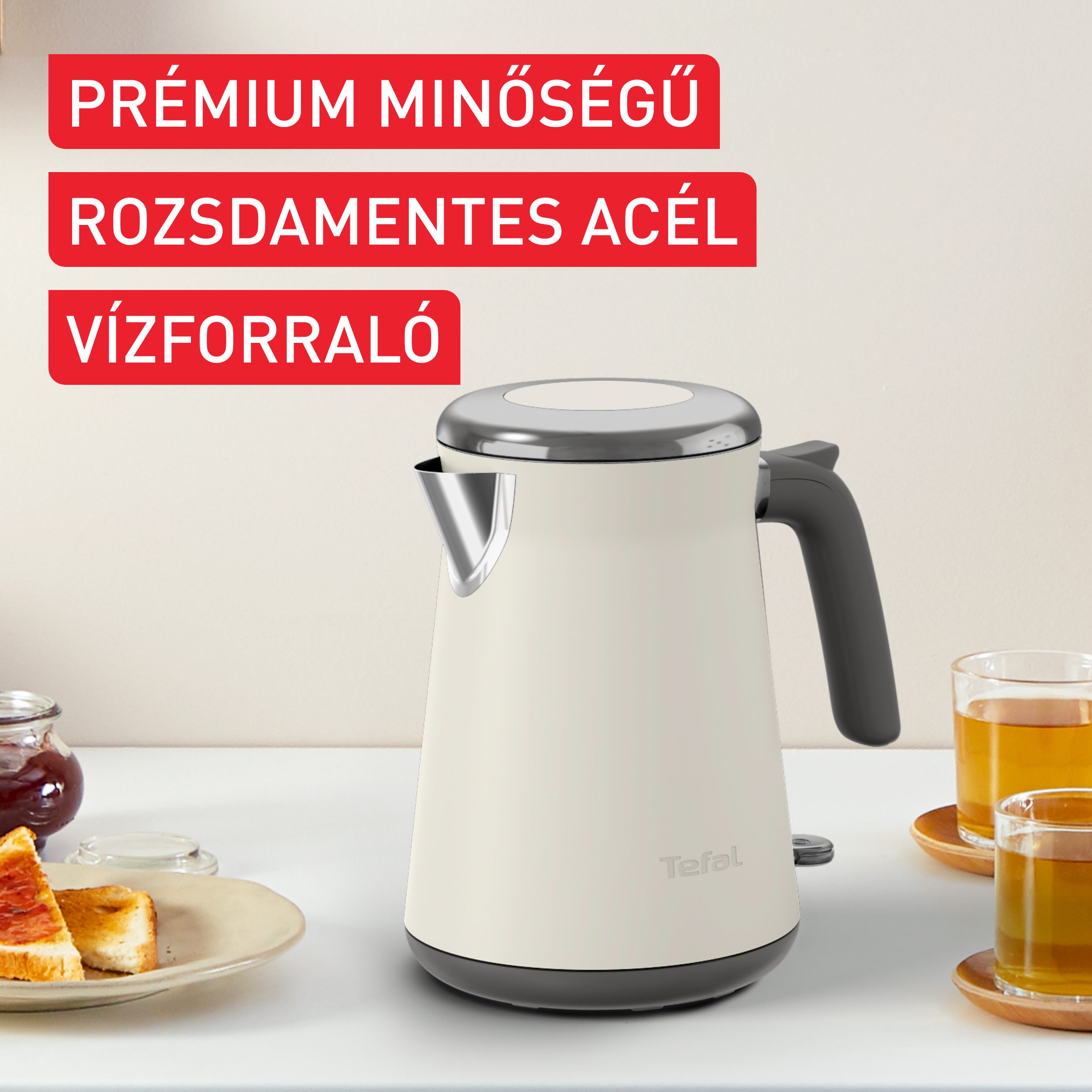 TEFAL KI666AE0 Collection fehér vízforraló, 1,7 l, 2400 W – 5. kép