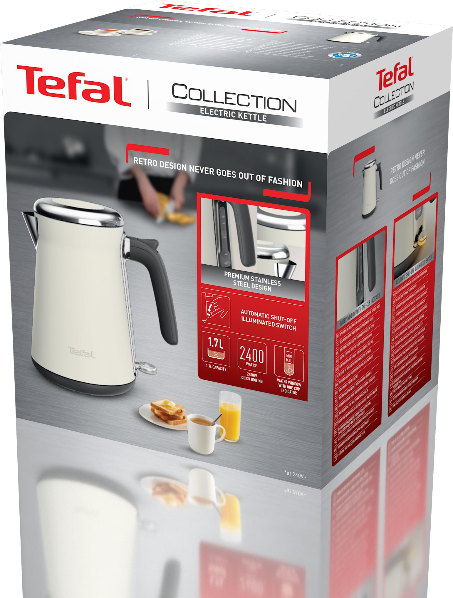 TEFAL KI666AE0 Collection fehér vízforraló, 1,7 l, 2400 W – 9. kép