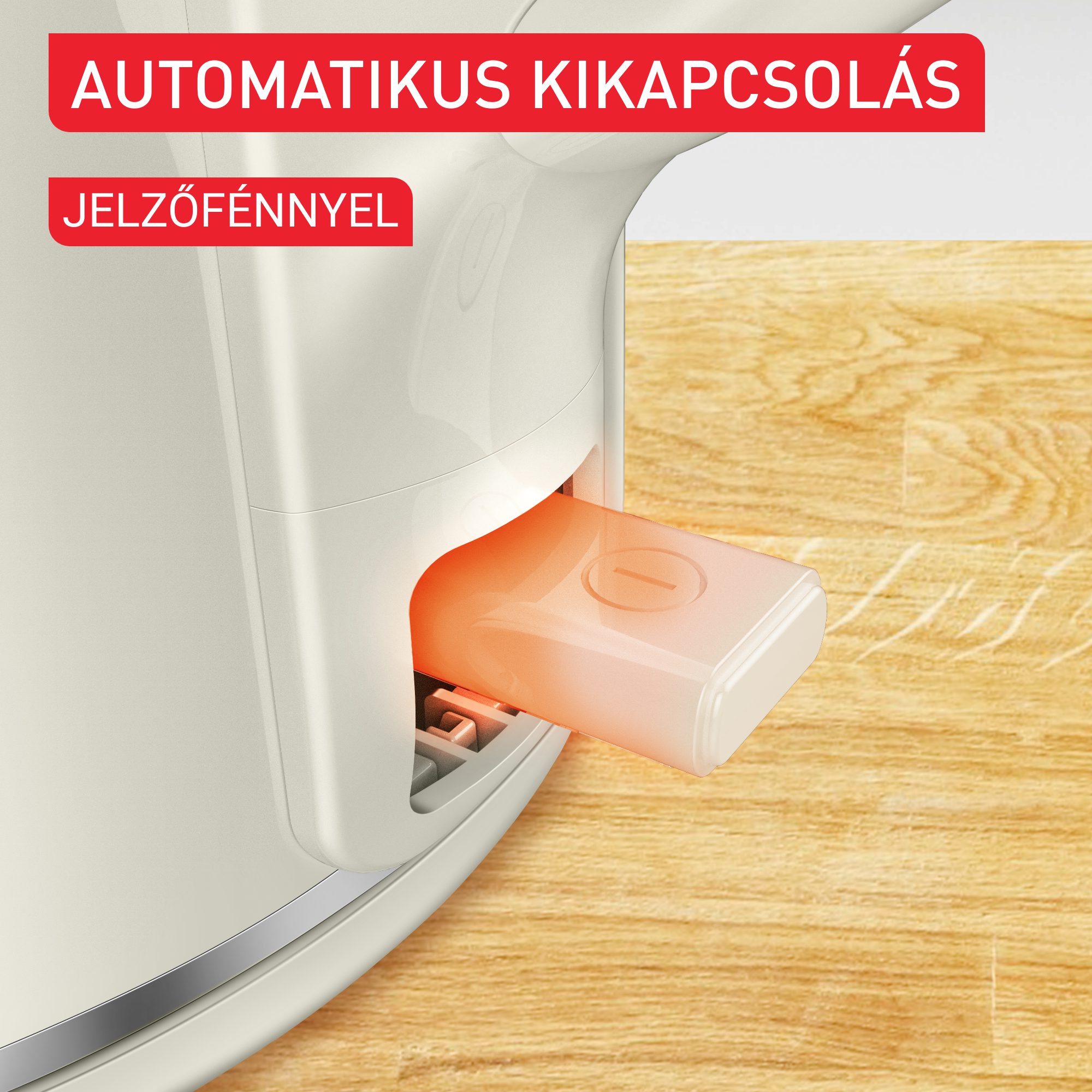 TEFAL KO190AE0 Thermo Protect XL 1,9 literes fehér vízforraló – 5. kép