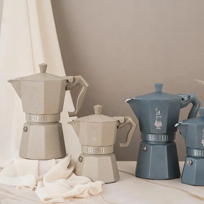 BIALETTI 9075 Moka Exclusive szürke indukciós kotyogós kávéfőző, 3 adagos – 4. kép