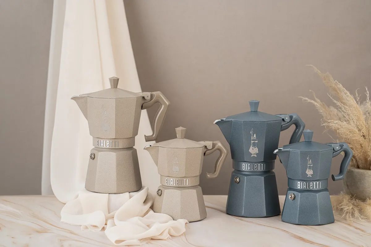 BIALETTI 9076 Moka Exclusive indukciós kotyogós kávéfőző, szürke, 6 adagos – 3. kép