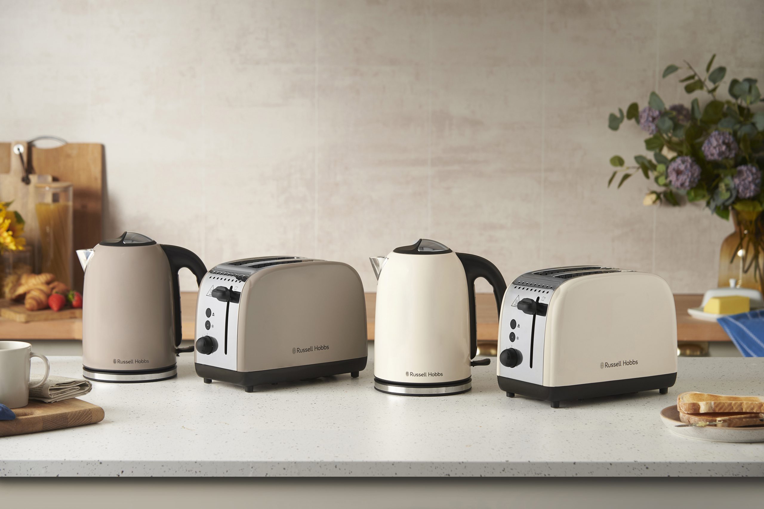 RUSSELL HOBBS 28511-70/RH Colours Plus Mocha rozsdamentes acél vízforraló – 10. kép