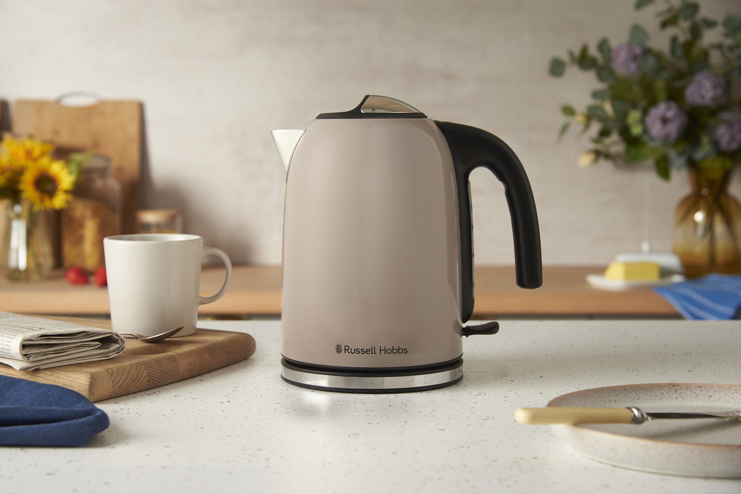 RUSSELL HOBBS 28511-70/RH Colours Plus Mocha rozsdamentes acél vízforraló – 12. kép