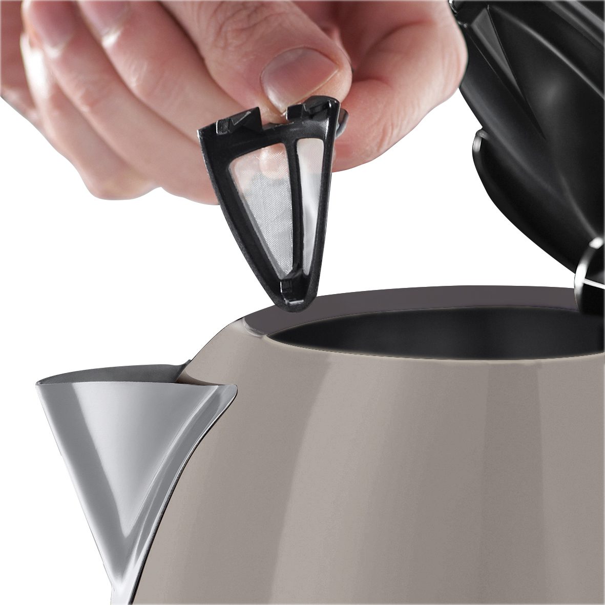 RUSSELL HOBBS 28511-70/RH Colours Plus Mocha rozsdamentes acél vízforraló – 17. kép