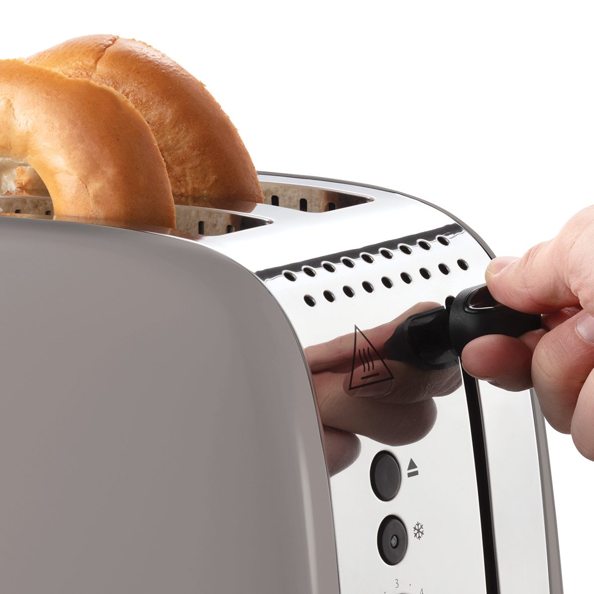 RUSSELL HOBBS 26931-56/RH Colours Plus Mocha kenyérpirító hosszú nyílásokkal – 7. kép