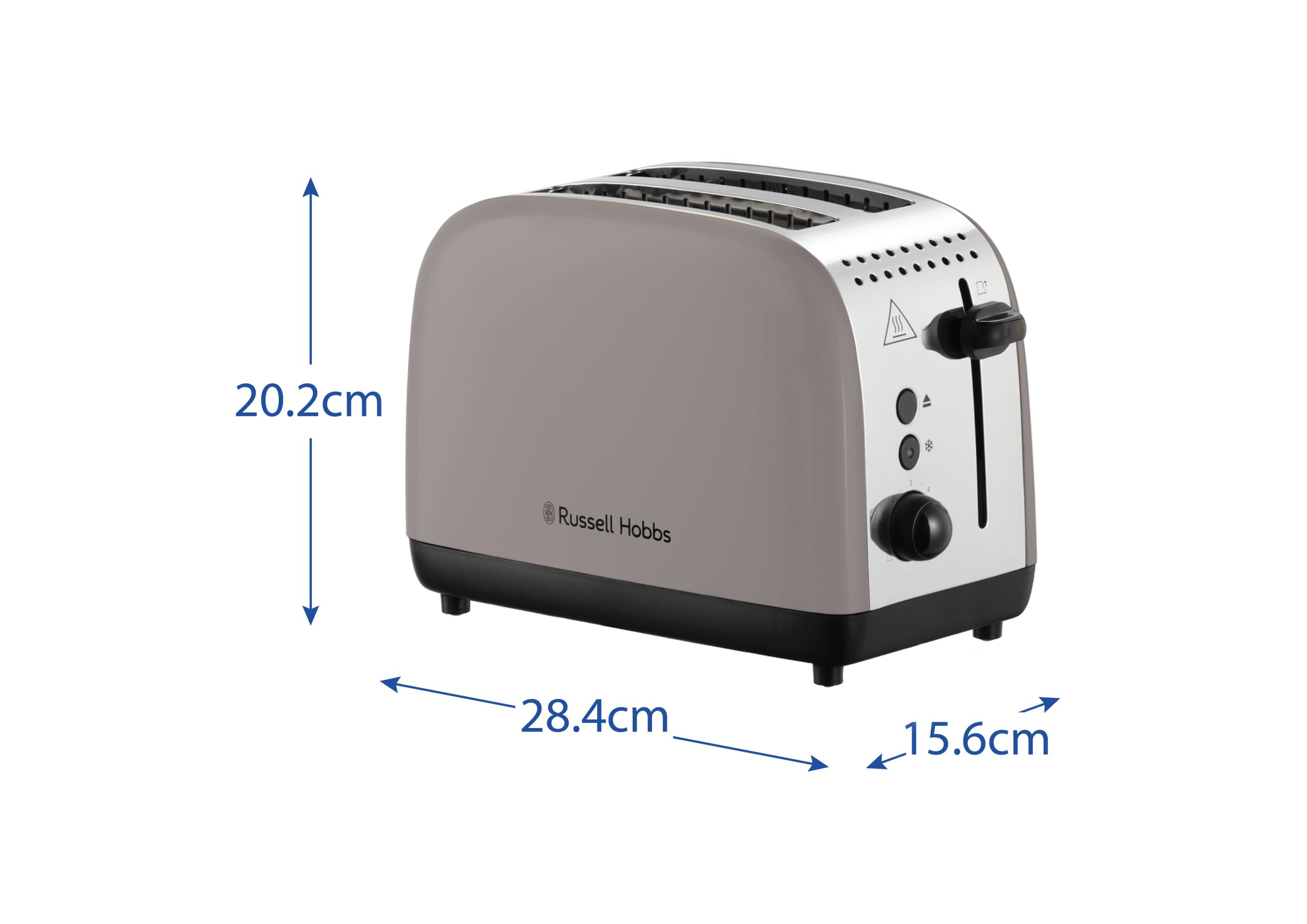 RUSSELL HOBBS 26931-56/RH Colours Plus Mocha kenyérpirító hosszú nyílásokkal – 10. kép