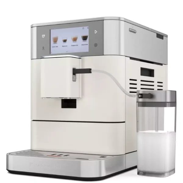 KITCHENAID 5KES8558EPL KF8 automata eszpresszó kávéfőző növényi ital programmal, porcelán fehér – 5. kép