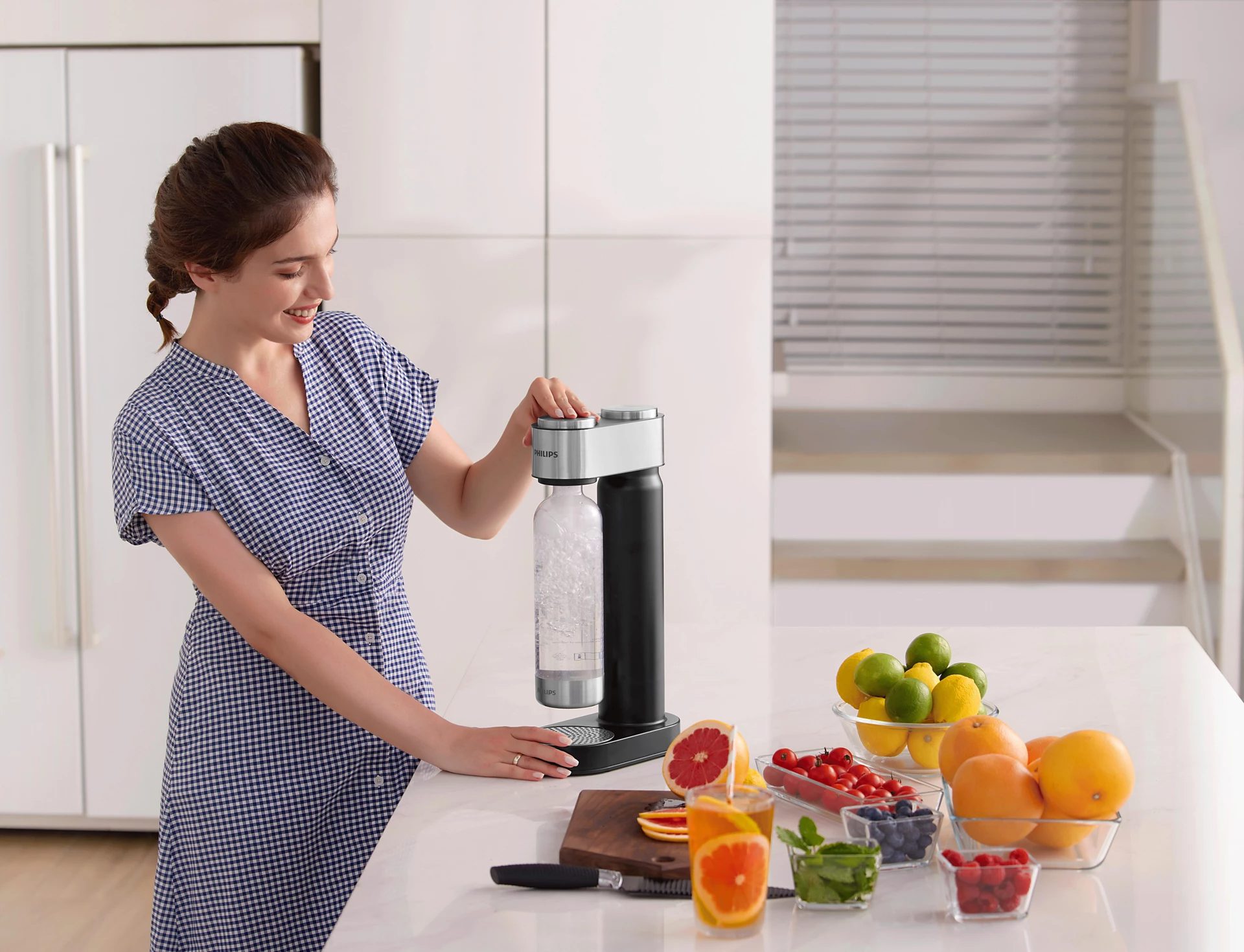 PHILIPS ADD4902BK GoZero Viva fekete szódagép 1 literes palackkal – 5. kép