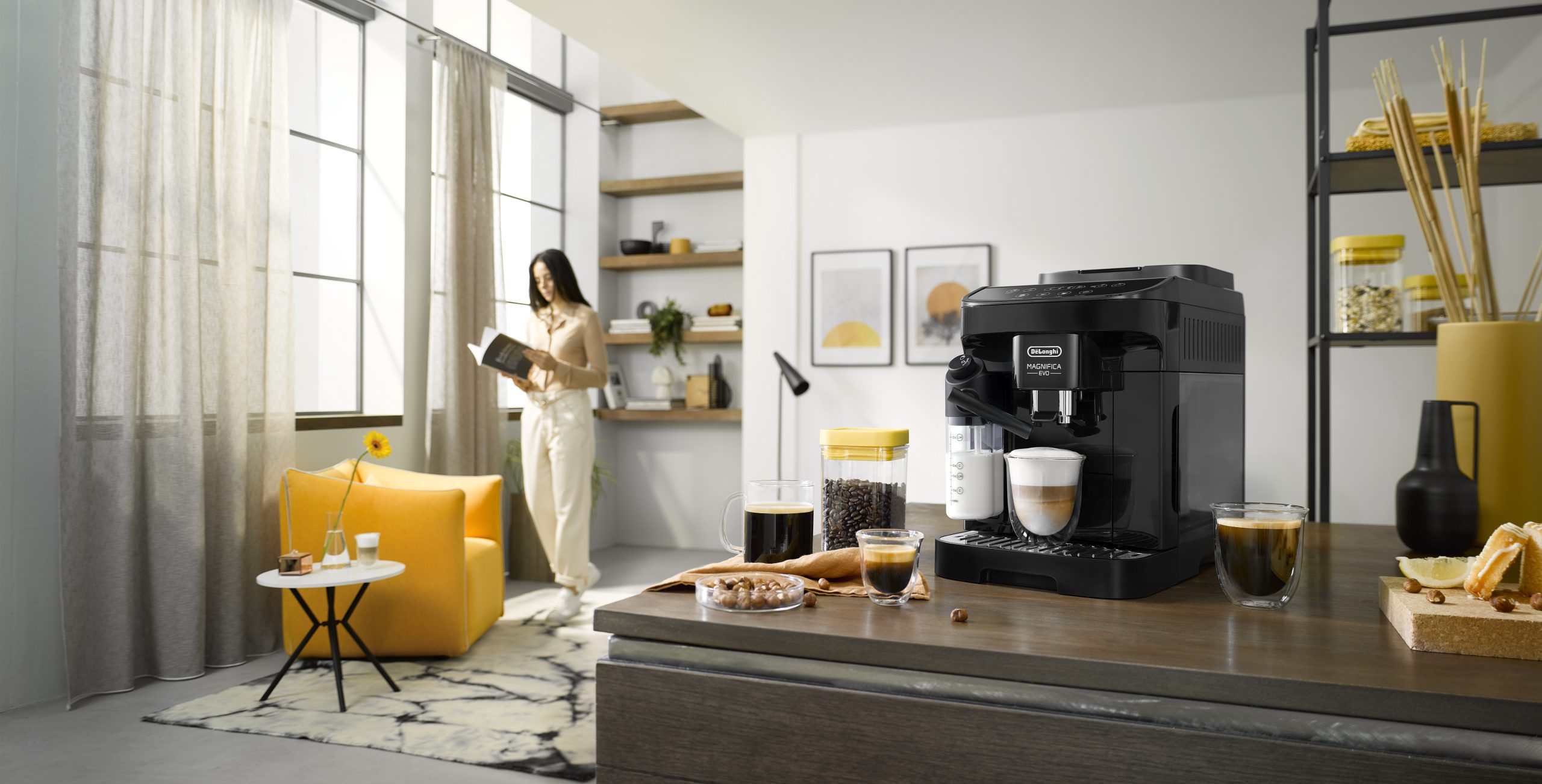 DE-LONGHI Magnifica Evo ECAM293.52.B automata kávéfőző LatteCrema tejrendszerrel, fekete – 9. kép