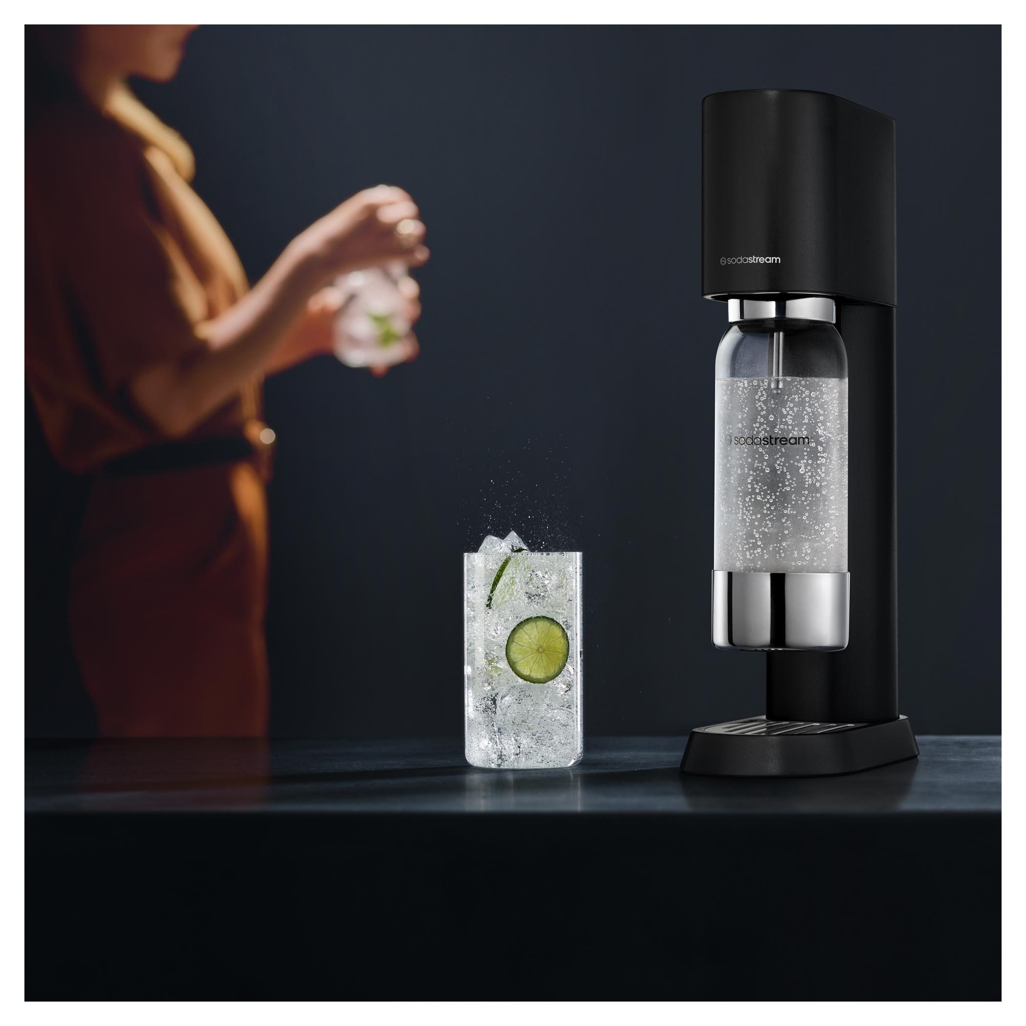 SODA STREAM SM ENSO BLACK rozsdamentes acél szódagép – 4. kép