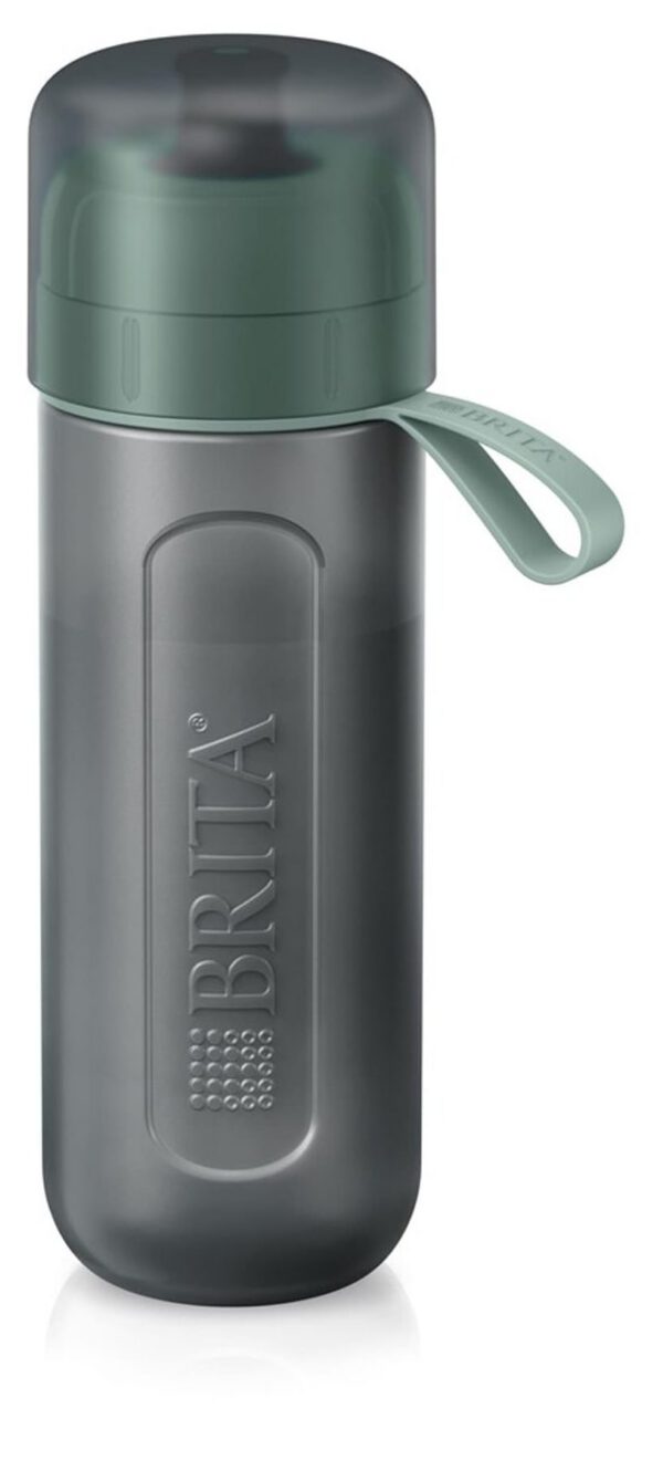 BRITA Active 0,6 literes vízszűrős kulacs 2 MicroDisc szűrőkoronggal, sötétzöld