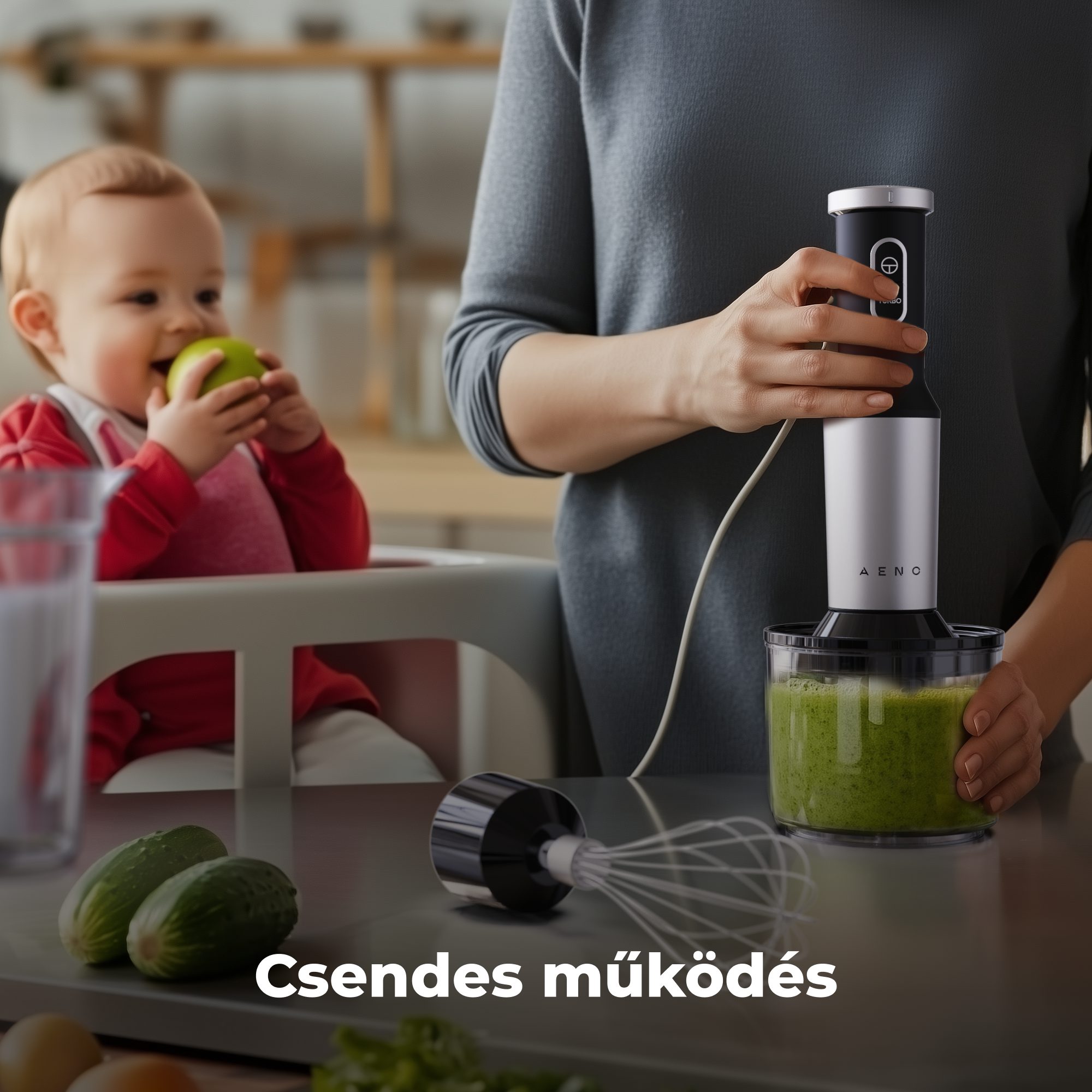 AENO AHB0004B botmixer 1200 W teljesítménnyel és tartozékokkal – 10. kép