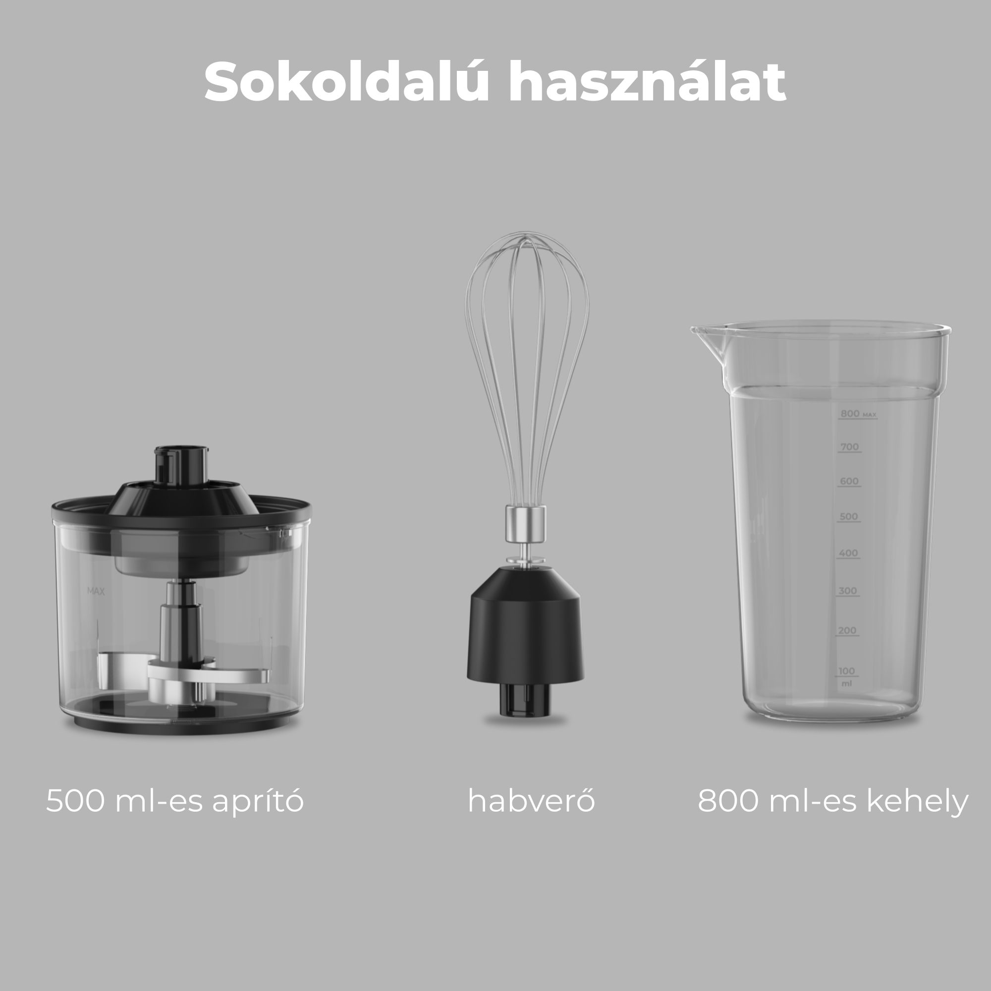 AENO AHB0004B botmixer 1200 W teljesítménnyel és tartozékokkal – 14. kép