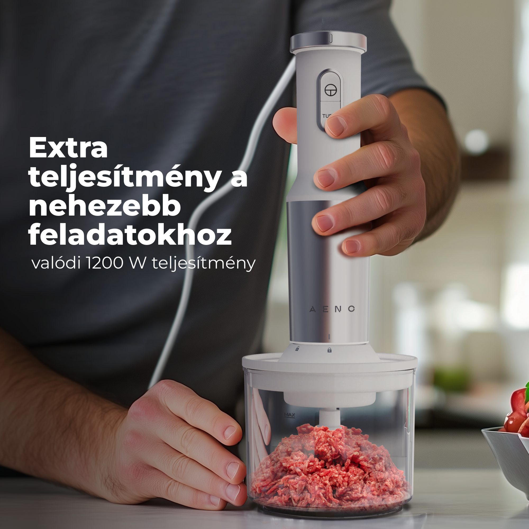 AENO AHB0004W botmixer 1200 W teljesítménnyel és tartozékokkal – 8. kép