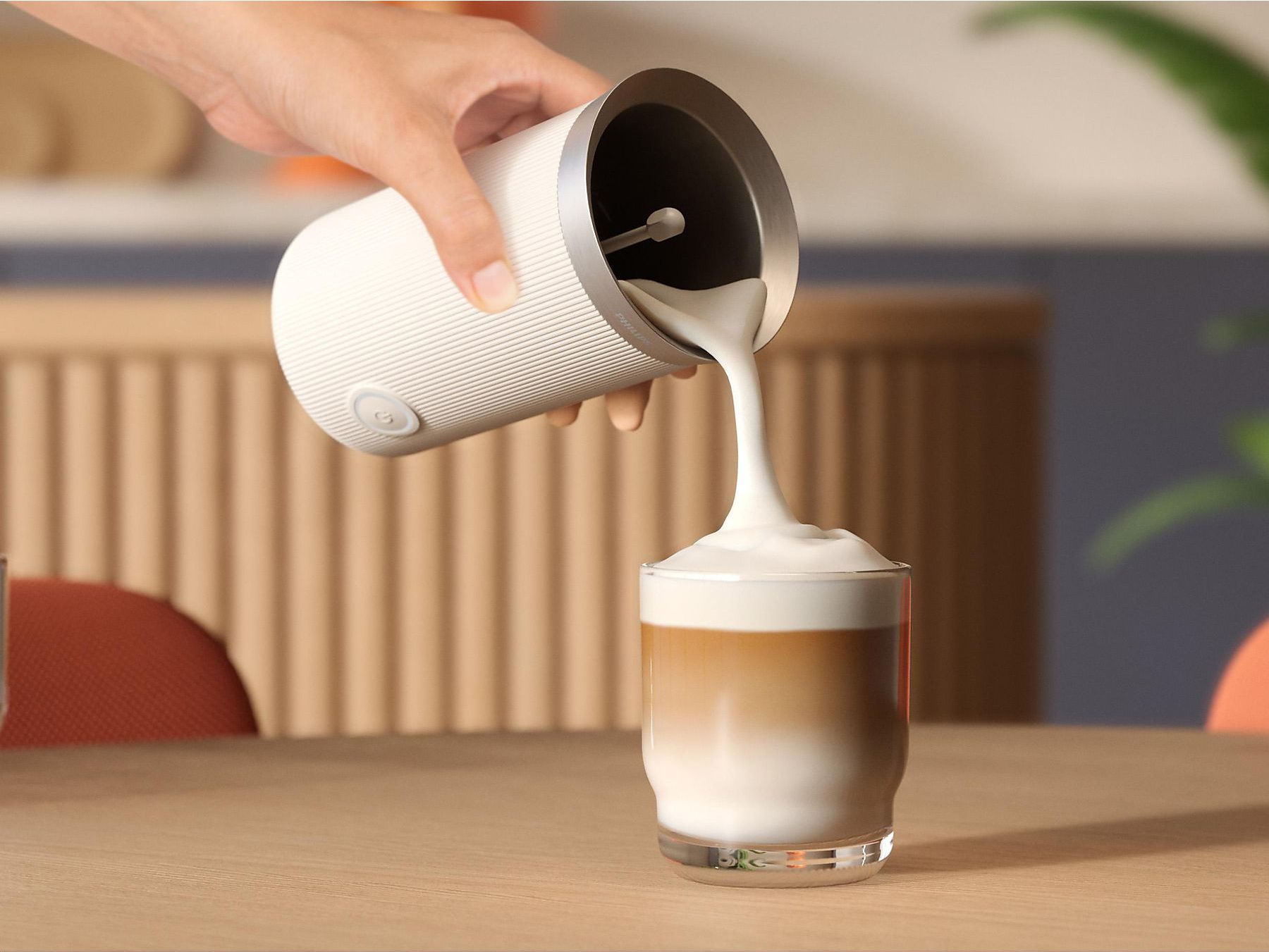 PHILIPS BAR311/00 Baristina fehér tejhabosító 0,12 literes kapacitással – 3. kép