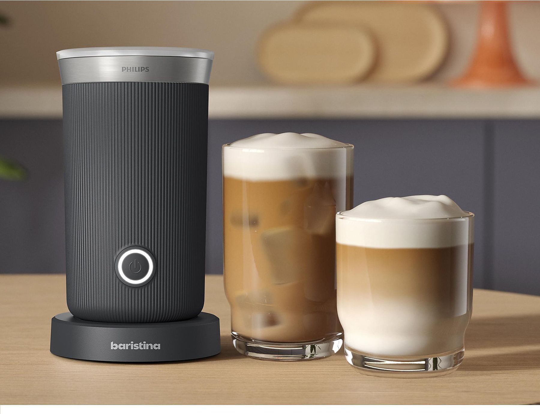 PHILIPS BAR311/60 Baristina fekete tejhabosító, 0,12 l – 4. kép