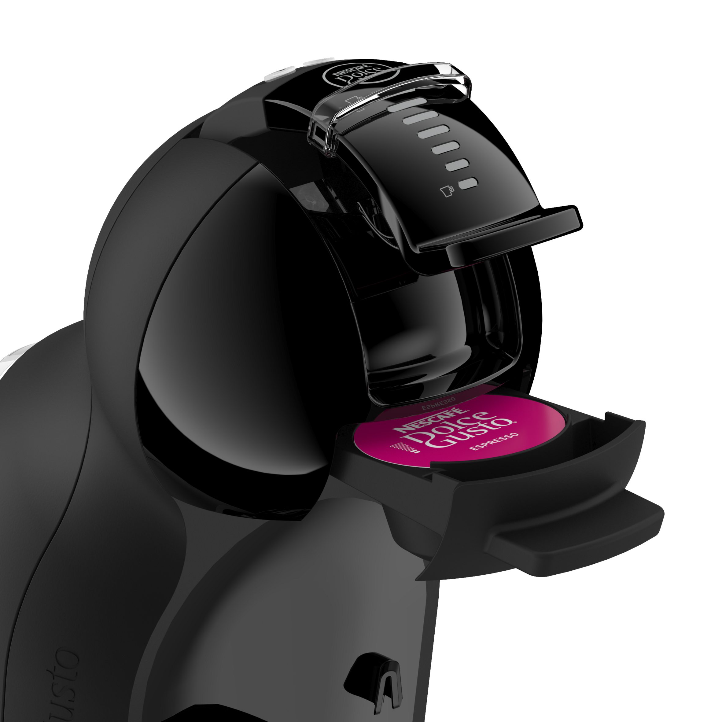 KRUPS KP1438F0 Mini Me 2 kapszulás kávéfőző, Piano Black kivitel – 4. kép