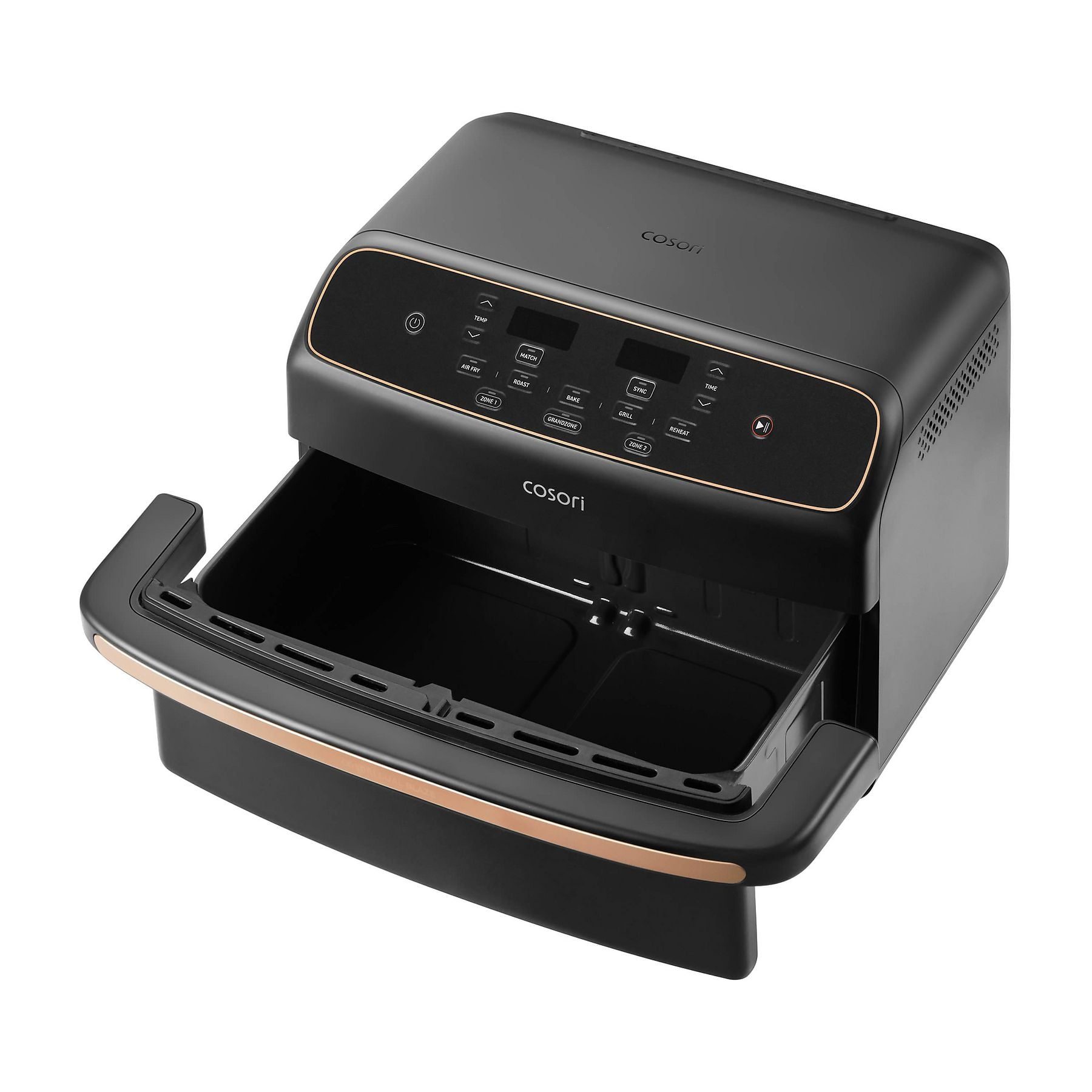 COSORI Dual Blaze Twinfry™ Compact 8,6 literes, kétzónás forrólevegős sütő – 4. kép