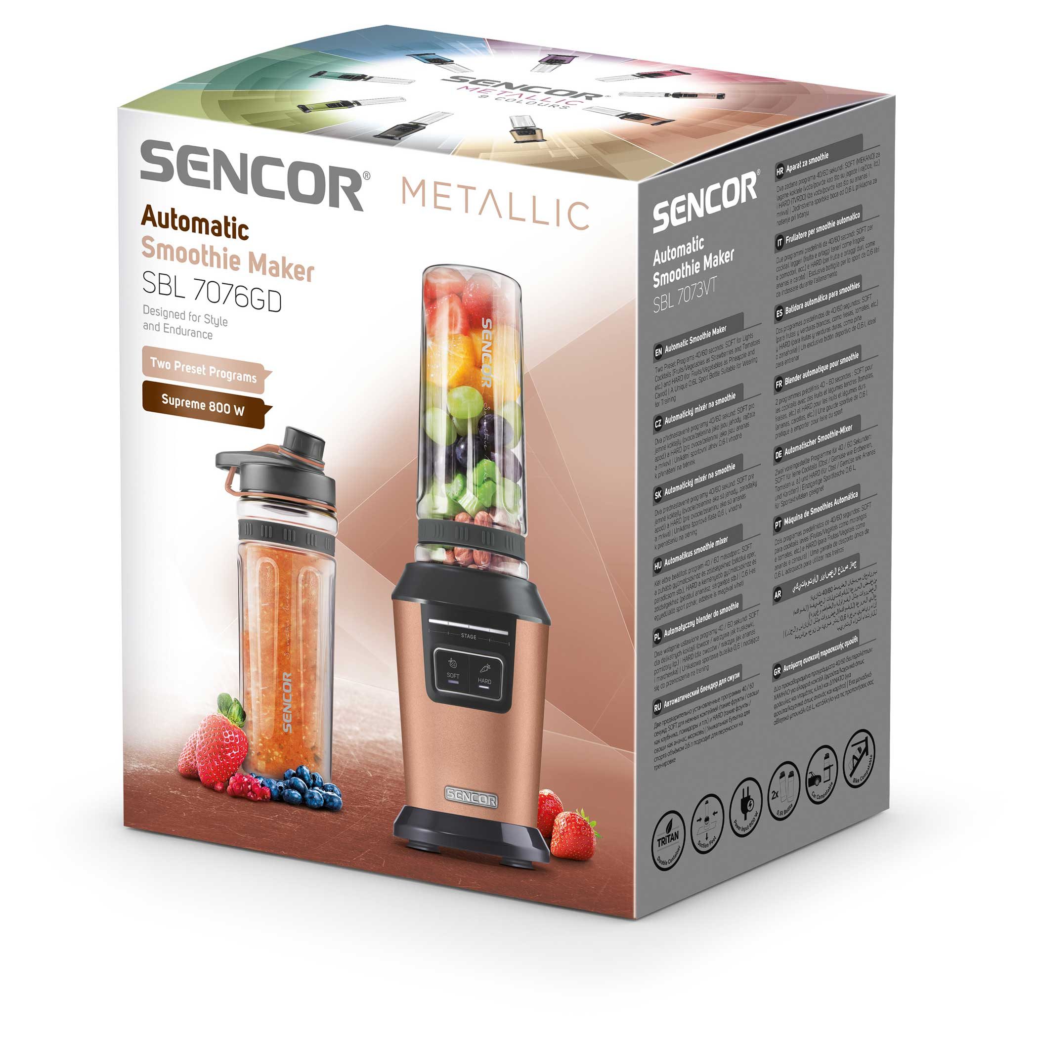 SENCOR SBL 7076GD arany smoothie maker 800 W teljesítménnyel – 13. kép