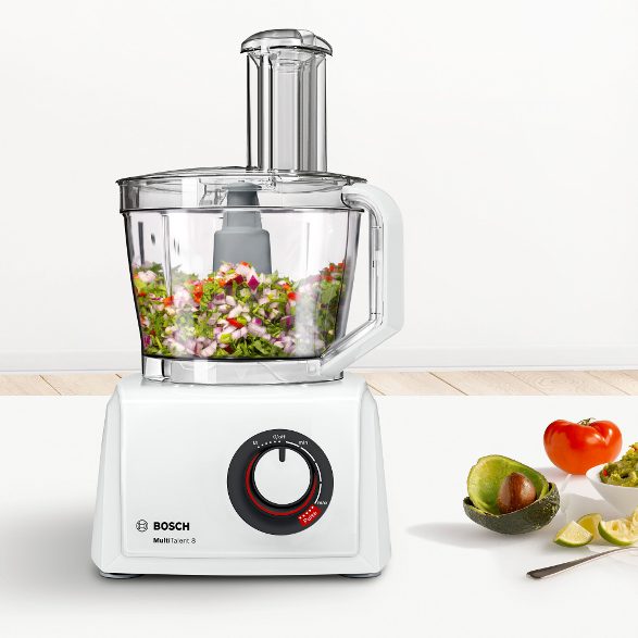 BOSCH MC812W872 multifunkciós konyhai robotgép, 1250 W, 3,9 l, fehér – 3. kép