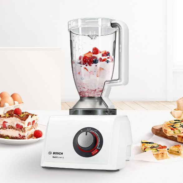 BOSCH MC812W872 multifunkciós konyhai robotgép, 1250 W, 3,9 l, fehér – 4. kép