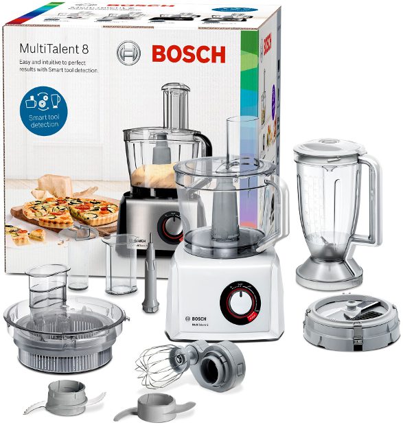 BOSCH MC812W872 multifunkciós konyhai robotgép, 1250 W, 3,9 l, fehér – 6. kép