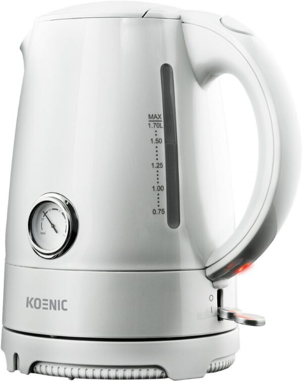 KOENIC KWK 4331 W vízforraló hőmérséklet-kijelzővel, 1,7 l