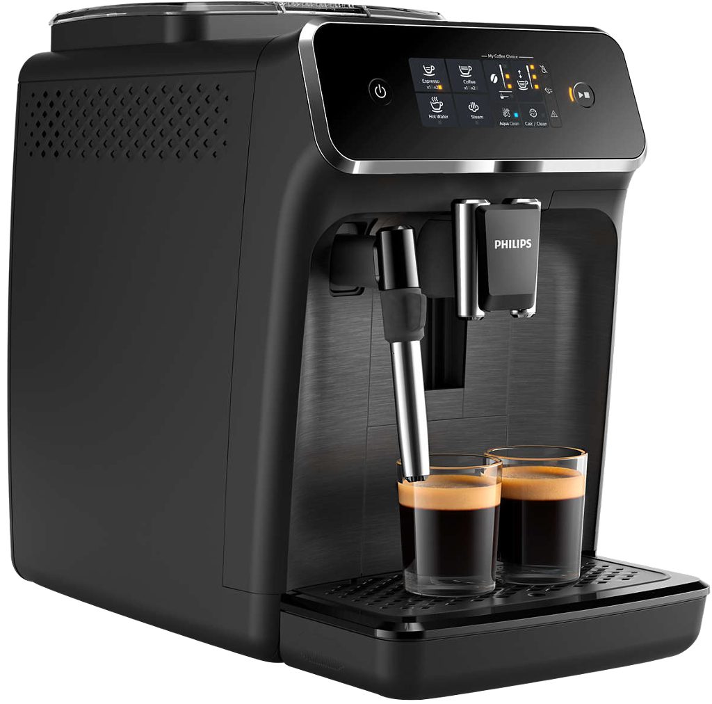 PHILIPS EP2220/10 Series 2200 automata kávéfőző integrált tejhabosítóval, matt fekete – 3. kép