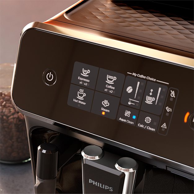 PHILIPS EP2220/10 Series 2200 automata kávéfőző integrált tejhabosítóval, matt fekete – 4. kép