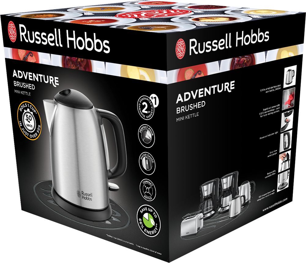 RUSSELL HOBBS 24991-70/RH Adventure Mini 1 literes inox vízforraló – 4. kép
