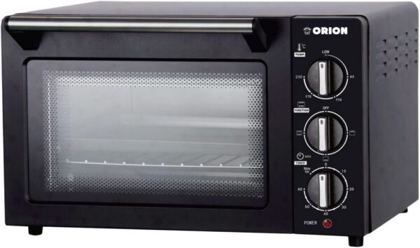 ORION OMK-2319 fekete mini grill és sütő 23 literes kapacitással