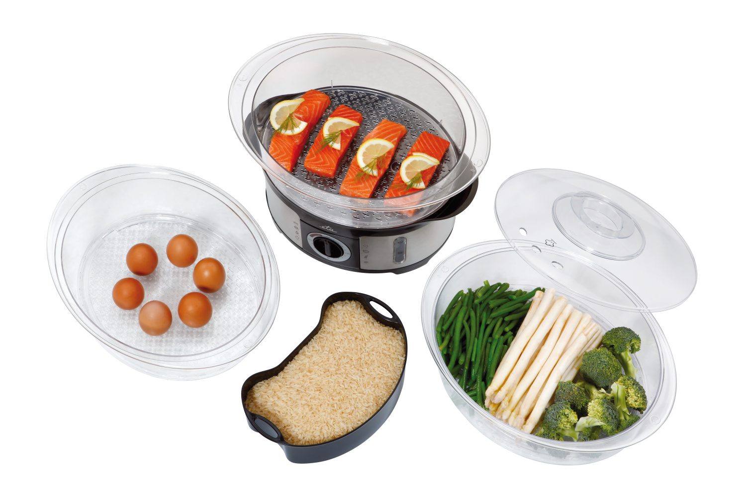 ETA 134 Steampot háromszintes pároló 12,25 literes kapacitással – 6. kép