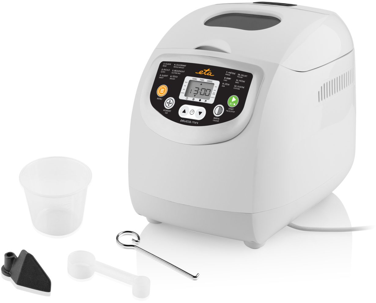 ETA 8149 Delicca mini kenyérsütő 12 programmal, 1 kg-os kapacitással – 3. kép