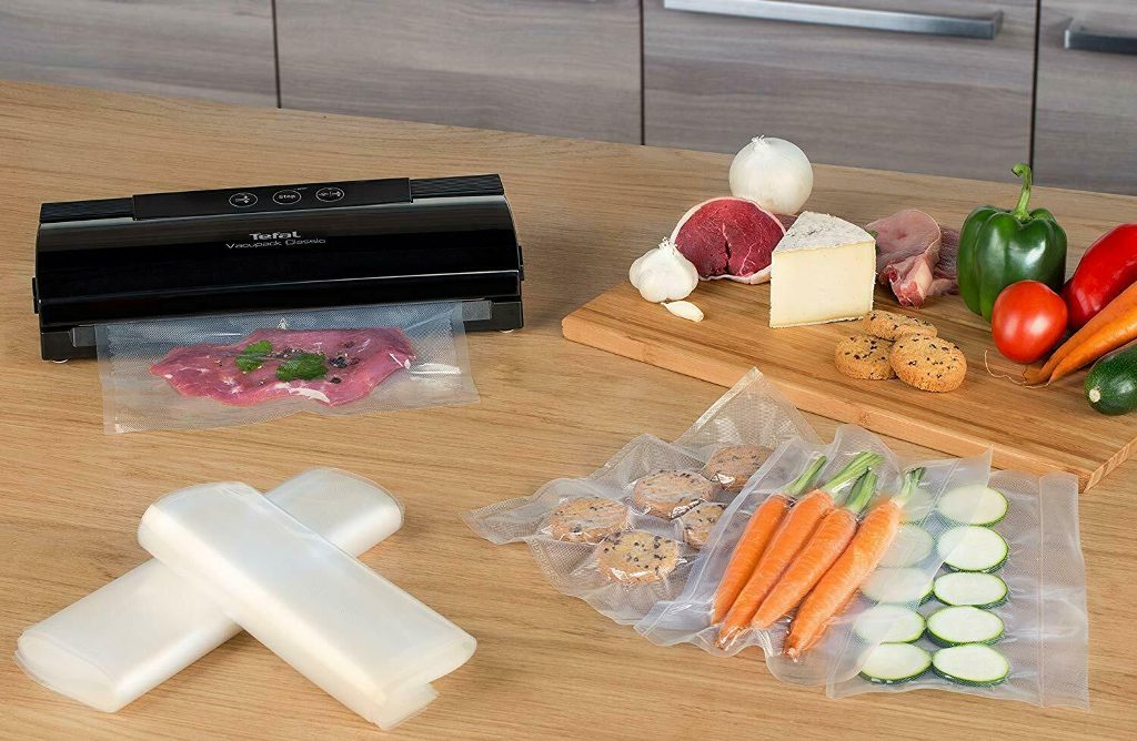 TEFAL VT254070 Vacupack Classic vákuumfóliázó, fekete-szürke – 2. kép