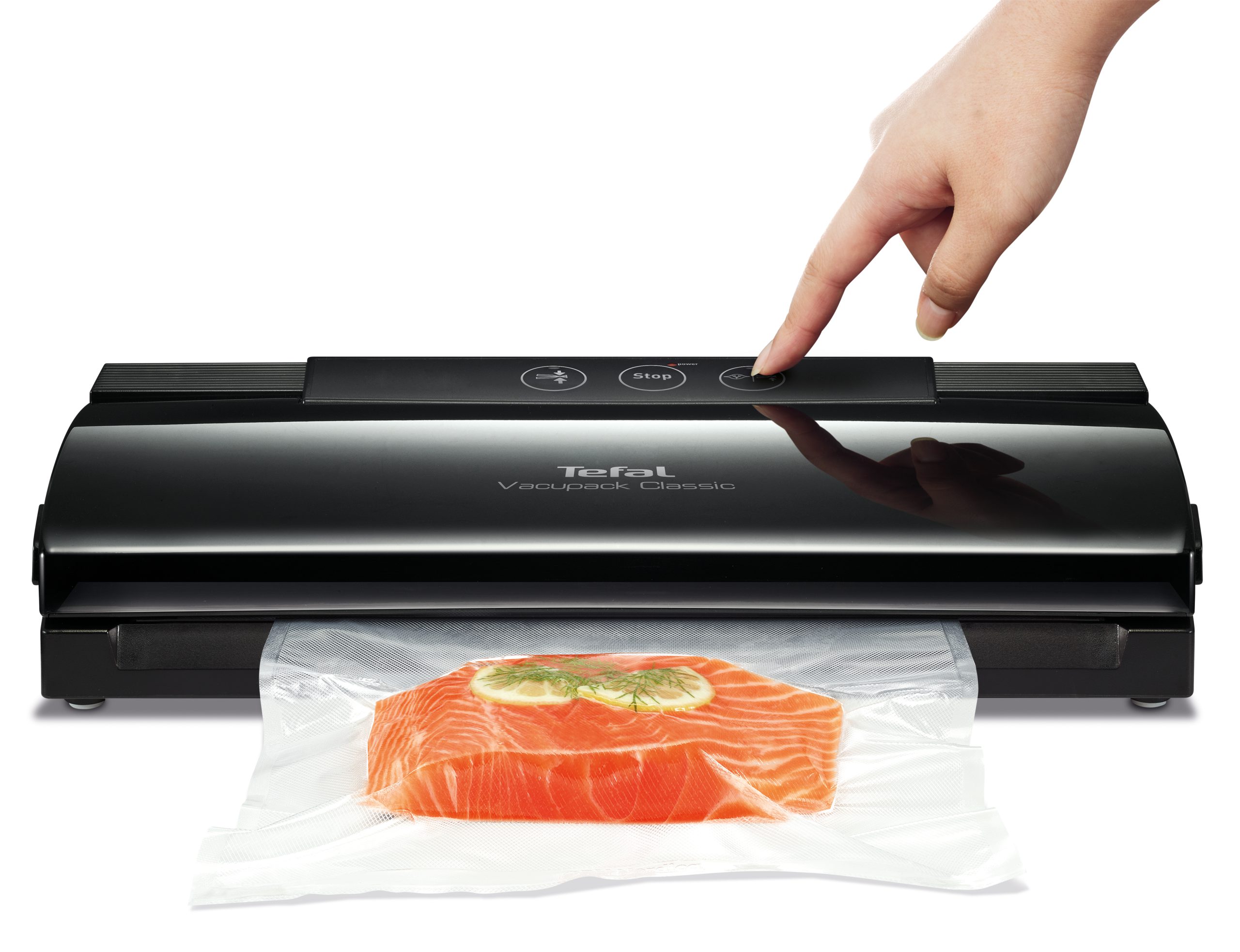 TEFAL VT254070 Vacupack Classic vákuumfóliázó, fekete-szürke – 4. kép