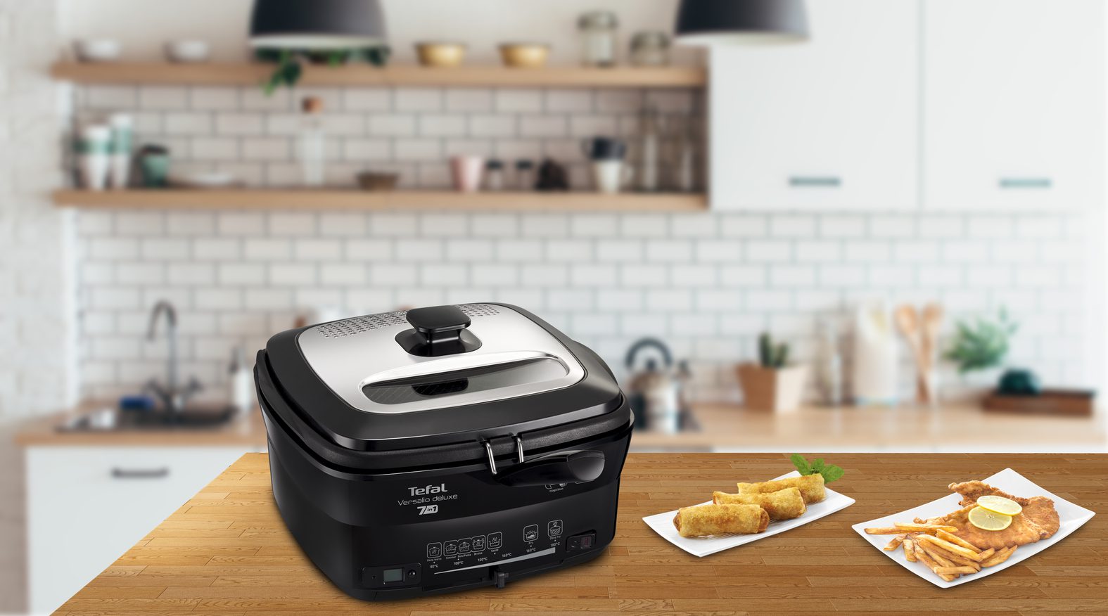 TEFAL FR491870 Versalio 7 az 1-ben multifunkciós olajsütő, fekete – 8. kép