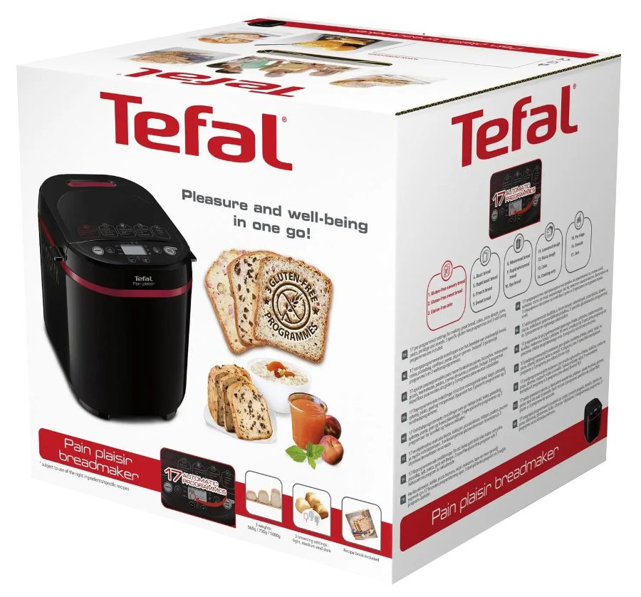 TEFAL PF220838 Pain & Plaisir kenyérsütő 17 automata programmal – 4. kép