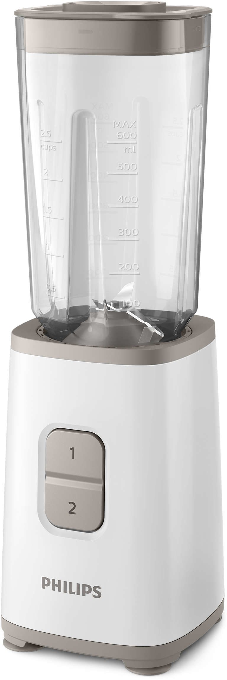PHILIPS HR2602/00 kompakt mini turmixgép 0,6 literes ivópohárral – 2. kép